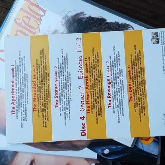 Seinfeld Season 1 & 2 #1 show of all time 2002 - Picture 8 of 8